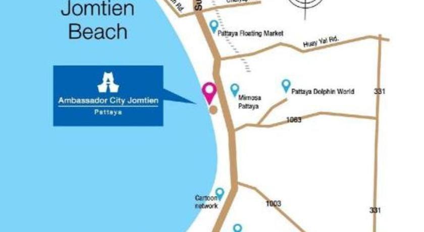 ホテル Ambassador City Jomtien Pattaya - Ocean Wing ナ・ジョムティエン エクステリア 写真